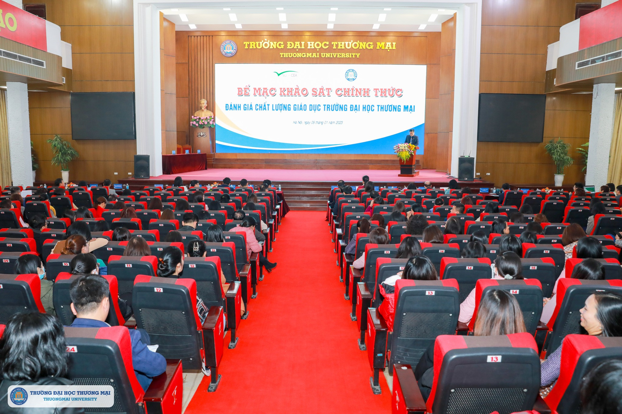 Bế mạc đánh giá ngoài đợt khảo sát chính thức đánh giá chất lượng giáo dục Trường Đại học Thương mại