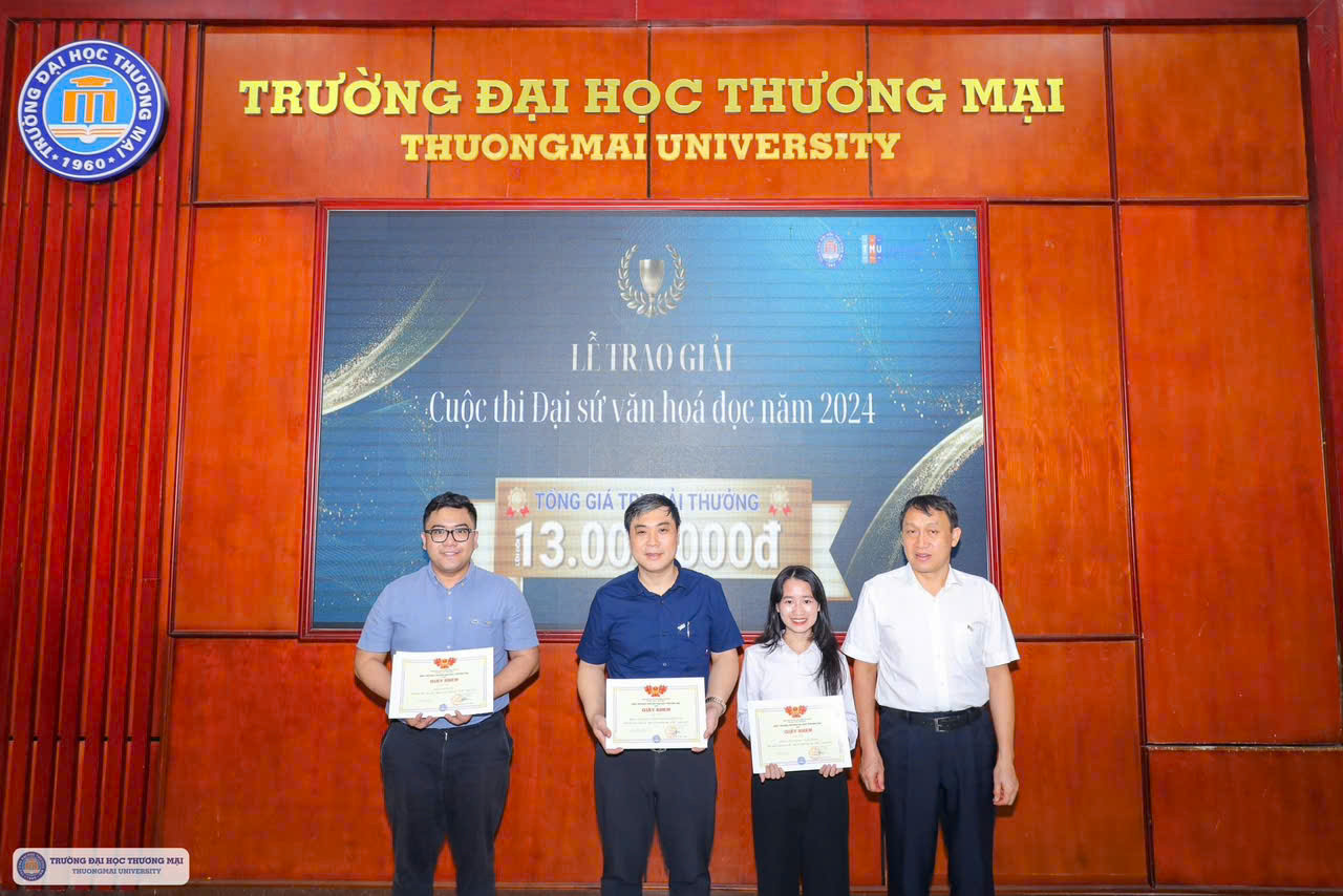 KHOA KINH TẾ GIÀNH GIẢI CAO TẠI CUỘC THI "ĐẠI SỨ VĂN HÓA ĐỌC 2024"